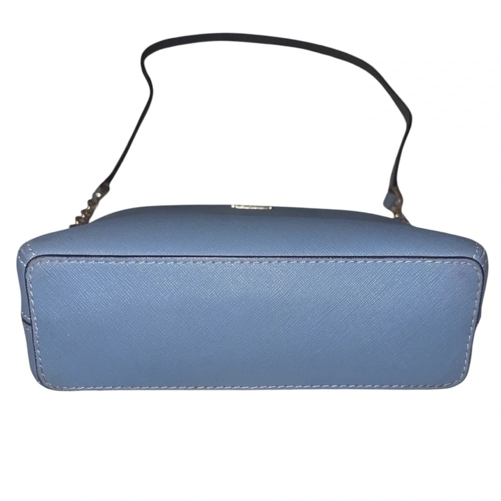 EUC Kate Spade ♠️ Medium Crossbody Tote Blue 🩵🫐🐋  Gold Hardware Everyday Staple